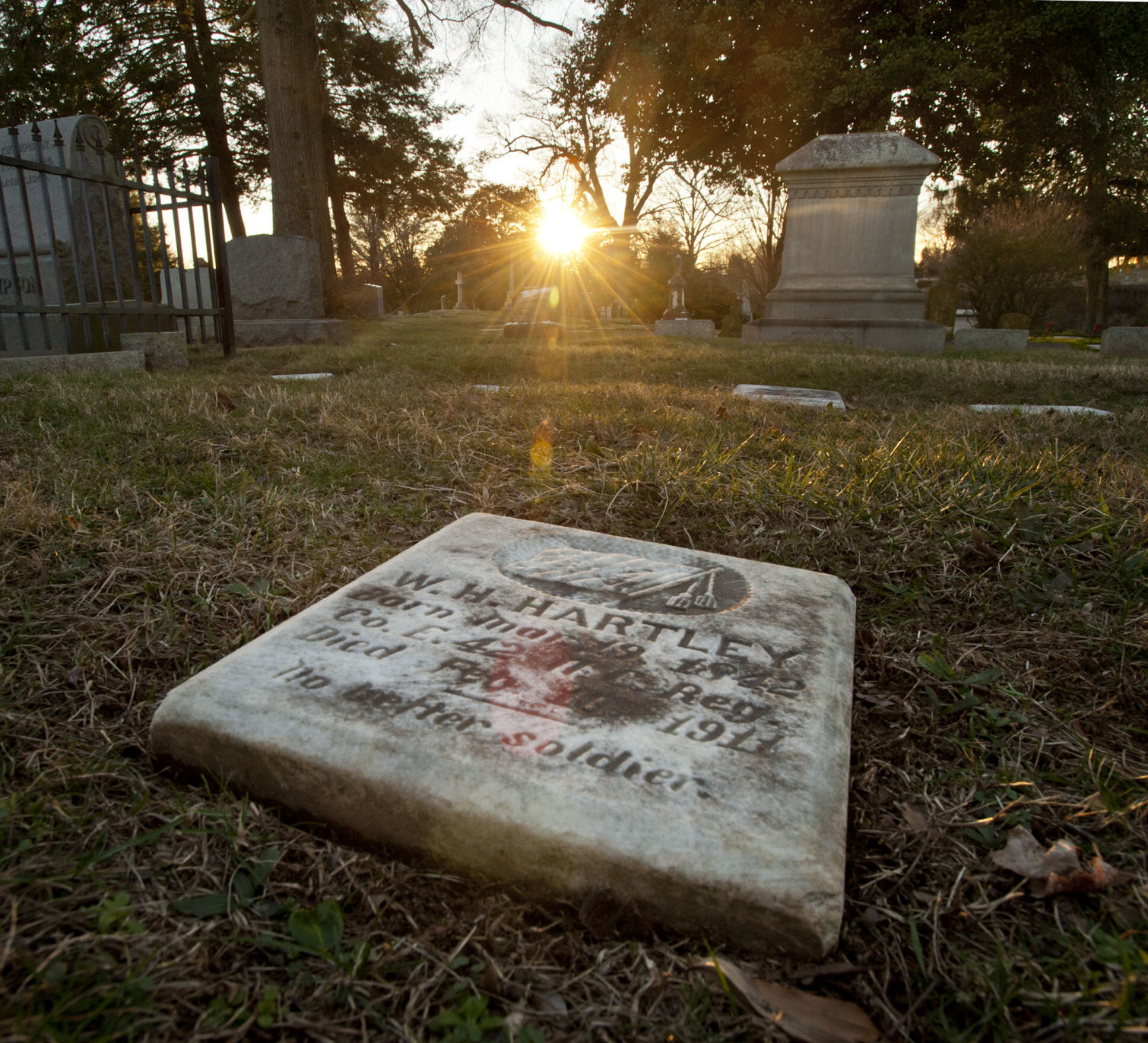 Salem Cemetery Confederate graves